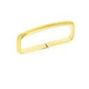 Passant de ceinture en acier de style simple, conçu pour renforcer et ajuster la boucle de la ceinture en métal solide.