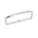 Passant de ceinture en acier, conçu pour renforcer la ceinture, avec finition métallique robuste.