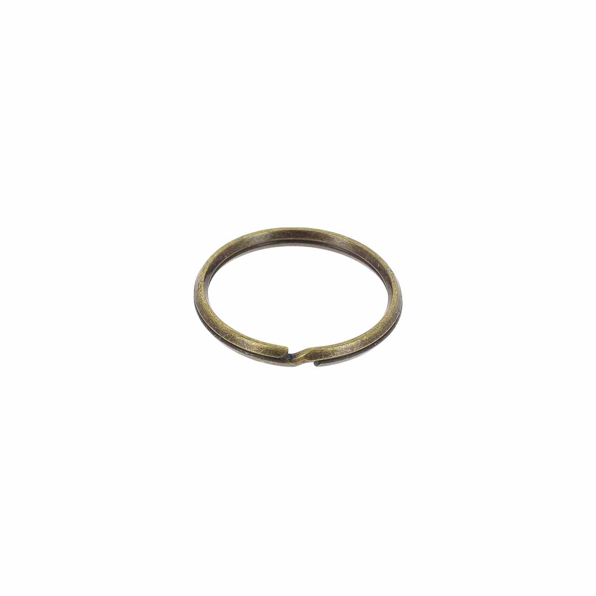 Anneau rond ajusté de porte-clés TEO en bouclerie, métal durable, avec finition lisse pour porte-clés.