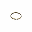 Anneau rond ajusté de porte-clés TEO en bouclerie, métal durable, avec finition lisse pour porte-clés.