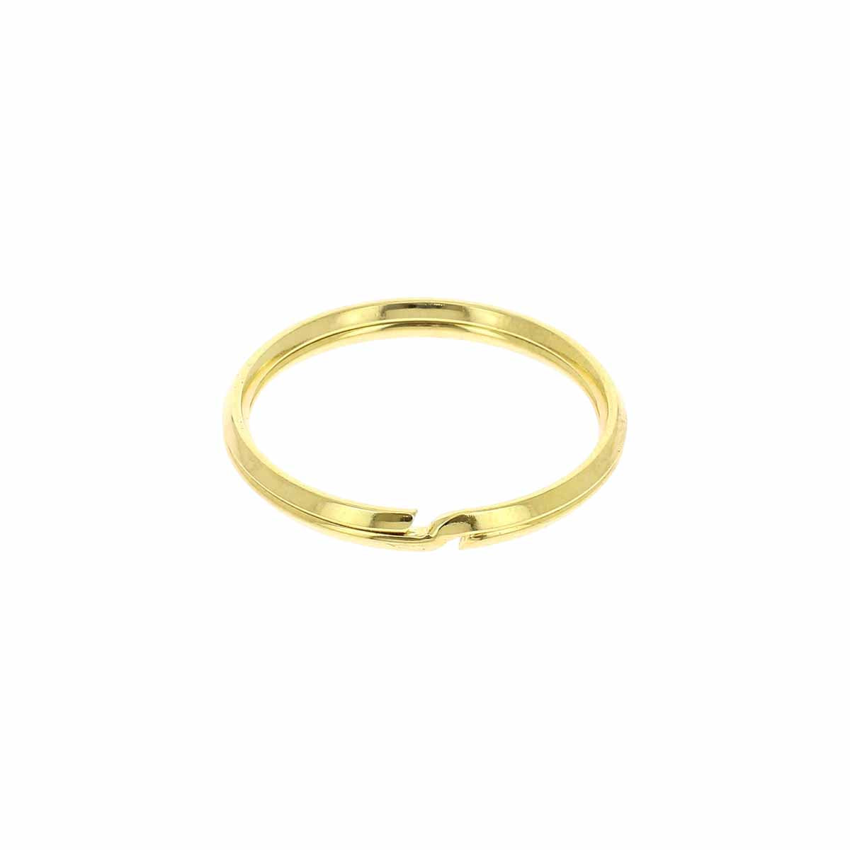 Anneau rond ajusté de porte-clés TEO en bouclerie, montre la finition métallique et la forme ronde pour clés.