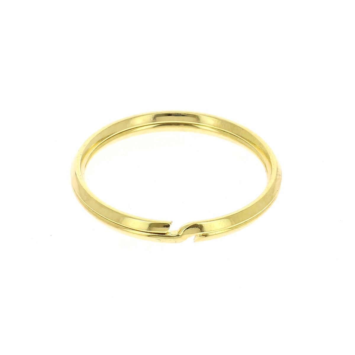 Anneau rond ajusté de porte-clés TEO en bouclerie, métal robuste pour tenir clés et petits accessoires.