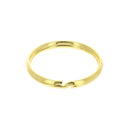 Anneau rond ajusté de porte-clés TEO en bouclerie, métal robuste pour tenir clés et petits accessoires.