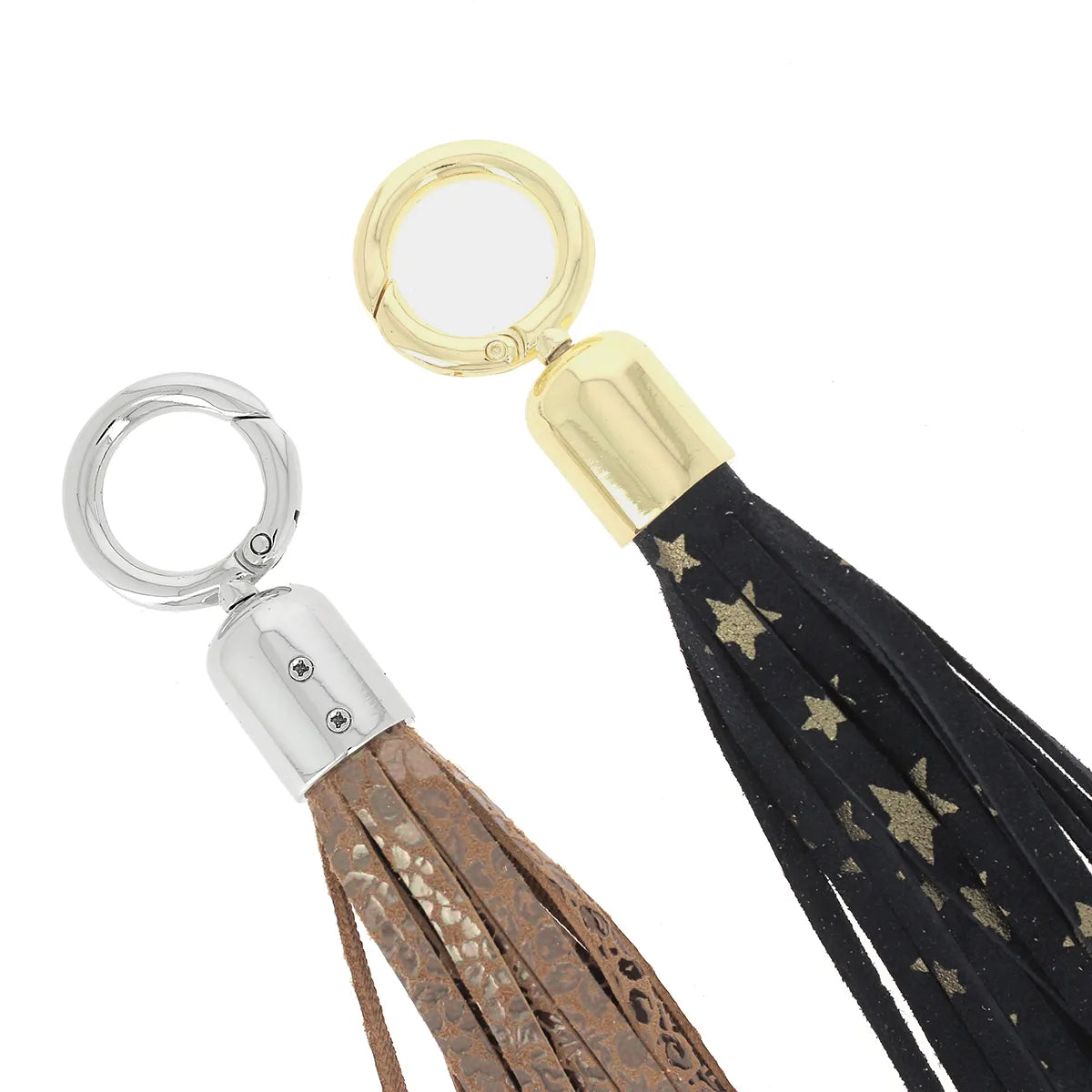 Porte-clé pompon de 13mm avec mousqueton rond, accessoire de bouclerie en style simple et coloré.
