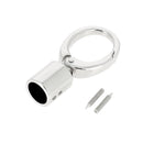 Porte-clé avec pompon de 13 mm et mousqueton ovale, boucle de fixation en métal, accessoire de décoration ou de sac.