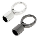 Porte-clé pompon de 13mm avec mousqueton ovale, boucle en bouclerie, accessoire coloré et tendance.