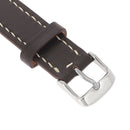 Boucle pour bracelet de montre en inox de 16mm, pièce de fixation pour bracelet de montre, style boucle de sécurité.