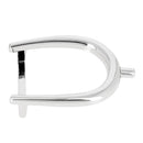 Boucle de ceinturon éperon en nickel de 30mm, boucle de ceinturon en acier robuste pour accessoires éperon.
