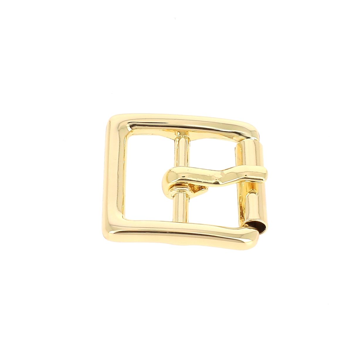 Boucle de ceinture double à rouleau MOK - doré clair - 16 mm