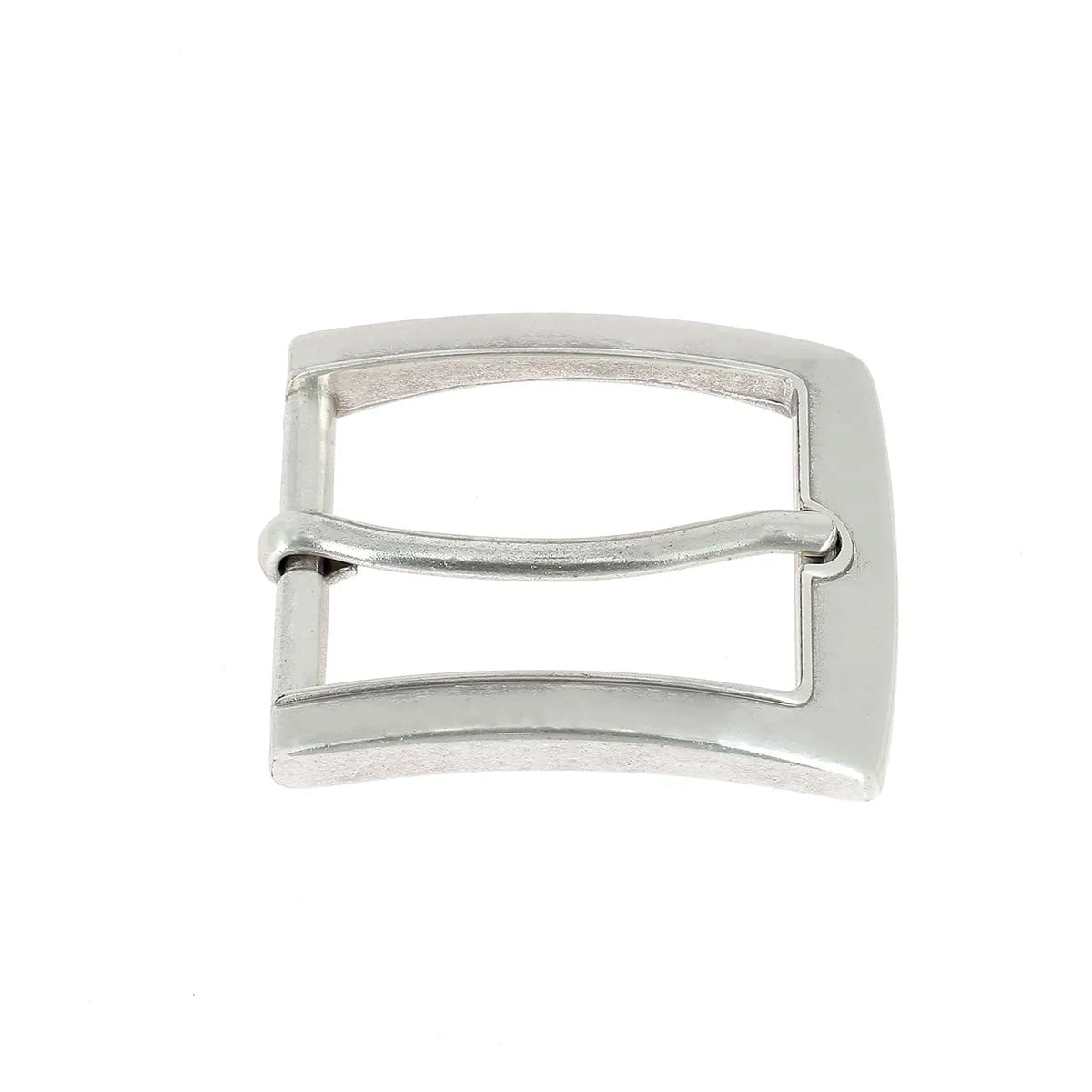 Boucle de ceinture en argent vieilli LYO, bouclerie de 30 mm, finition élégante pour accessoires de mode.