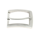 Boucle de ceinture argent vieilli LYO, 35 mm, en bouclerie de style élégant et robuste pour ceinture en cuir.