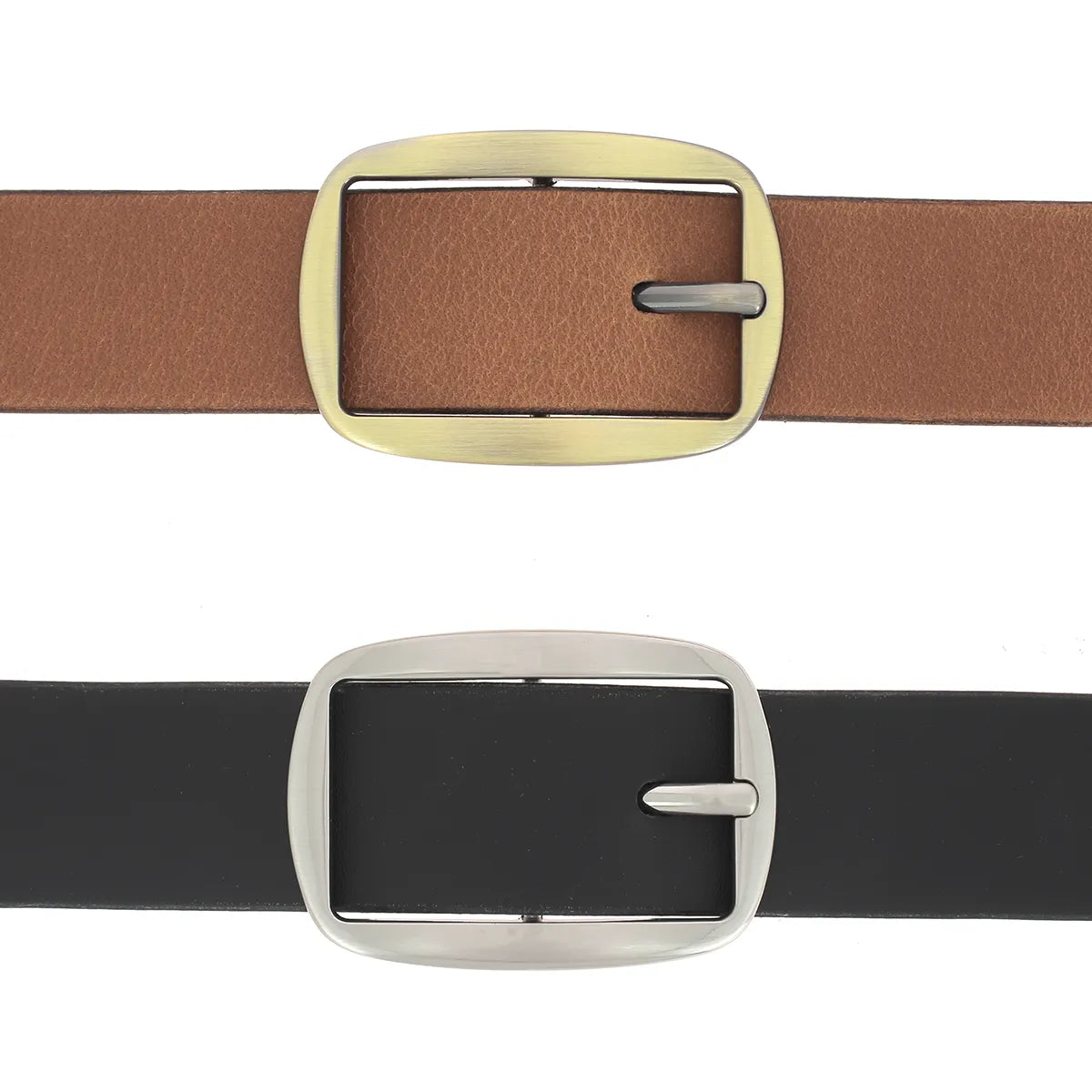 Ceintures en cuir de 3 cm avec boucles FEB