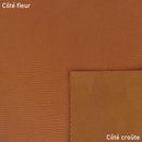 Peau entière de cuir de basane France avec imprimé lézard couleur cognac, finition aniline, pour maroquinerie ou couture.