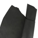 Peau de cuir de basane imprimé lézard noir, authentique, en cuir aniline, pour projets de maroquinerie ou couture.