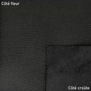 Peau entière de cuir de basane noire avec imprimé lézard, de marque Autres, en cuir aniline, pour couture ou maroquinerie.