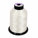 Bobine de fil polyester GRAL N°30 Coats, 1000m, couleur ivoire, mercerie, image montrant la bobine en polyester.