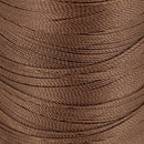 Bobine de fil polyester SERAFIL N°8 brun foncé, 850m
