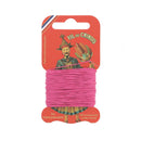 Cartonnette de 15m de fil de lin câblé glacé AU CHINOIS, marque Fil au Chinois, pour mercerie et couture.