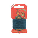 Cartonnette de 15m de fil de lin au Chinois, câblé glacé, pour couture et broderie, en mercerie.