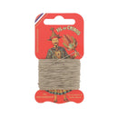 Cartonnette de 15m de fil de lin câblé glacé de la marque Fil au Chinois, idéale pour la mercerie et la couture.
