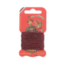 Cartonnette de 15m de fil de lin au Chinois câblé glacé, mercerie pour couture et broderie, image montrant le fil en bobine.