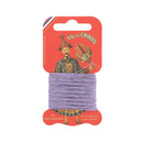 Cartonnette de 15m de fil de lin AU CHINOIS câblé glacé, outil de mercerie pour couture et broderie.