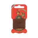 Cartonnette de 15m de fil de lin au Chinois, câblé glacé, pour couture et broderie, image montrant le fil en bobines.