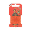 Cartonnette de 15m de fil de lin câblé glacé de la marque Fil au Chinois, utilisé en mercerie pour couture et broderie.