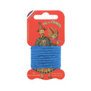 Cartonnette de 15m de fil de lin au Chinois câblé glacé, produit de mercerie pour couture et broderie.