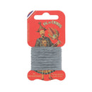 Cartonnette de 15m de fil de lin câblé glacé AU CHINOIS, marque Fil au Chinois, pour travaux de mercerie.