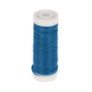 Bobine de 5m de coton ciré rond Lebaufil, diamètre 1mm, en bleu, idéale pour couture et mercerie.