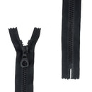 Fermeture à glissière en plastique noire de 20cm, 6mm de largeur, pour couture et mercerie, de la marque Autres.