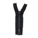 Fermeture à glissière MÉTAL 6mm - Noir - 9cm