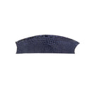 Découpe de flanc d'Alligator brillant - BLEU ROYAL