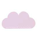 Marque-page en forme de cœur en cuir rose de la marque Deco Cuir, à coudre, idéal pour marquer vos livres avec style.