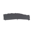 Morceaux de cuir d'alligator gris anthracite de haute qualité, aspect mat, pour projets de maroquinerie ou artisanat.