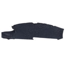 Morceaux de cuir d'alligator bleu mat, flanc en cuir authentique pour projets de maroquinerie ou décoration.