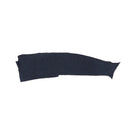 Petit morceau de cuir d'alligator bleu marine finition mate. Flanc d'alligator pour création de bracelet de montre, bijoux...