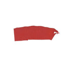Petite découpe de cuir d'alligator rouge mat légèrement satiné