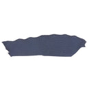 Cuir d'alligator couleur bleu marine foncé mat. Matière ferme, de haute qualité idéal pour la création de bijoux et maroquinerie