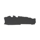 Cuir d'alligator noir mat en petite découpe idéal pour apporter une touche d'originalité à vos créations.
