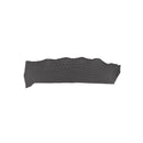 Flanc de cuir d'alligator gris foncé. Cuir d'alligator pour la fabrication de bijoux, bracelet de montre, porte-clés et petite maroquinerie