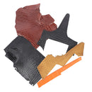 Lot de 50g de chutes de cuir d'alligator - DIVERS