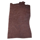 Peau de cuir de vachette CLUB marron pour ameublement, texture lisse et naturelle, tissu en cuir authentique et robuste.