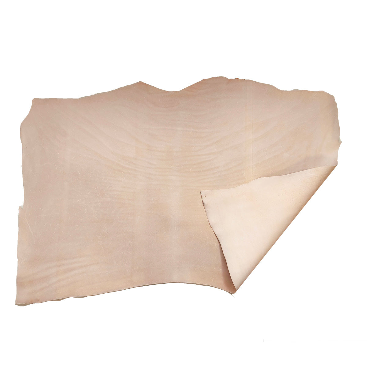 Croûte de cuir tannage végétal Radermecker PYKARA, peau de cuir naturelle pour artisanat ou maroquinerie.
