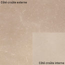 Croûte de cuir tannage végétal PYKARA de Radermecker, peaux de cuir naturelles, texture brute et teintée naturellement.