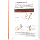 Livre Techniques de sellerie-maroquinerie d'Emmanuelle Sarsar et Anaïs Guégan, ouvrage illustré sur la fabrication de maroquinerie.