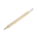 Crayon à papier de 10cm avec gomme, pour kits DIY et créations, posé sur un carnet.