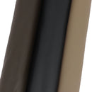 Lot de 3 peaux de cuir d'agneau nappa couleur marron, noir et beige foncé