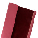 Coupon de tissu velours pour doublure rouge foncé, 0,50x1,40m, tissu doux et élégant pour projets de couture.
